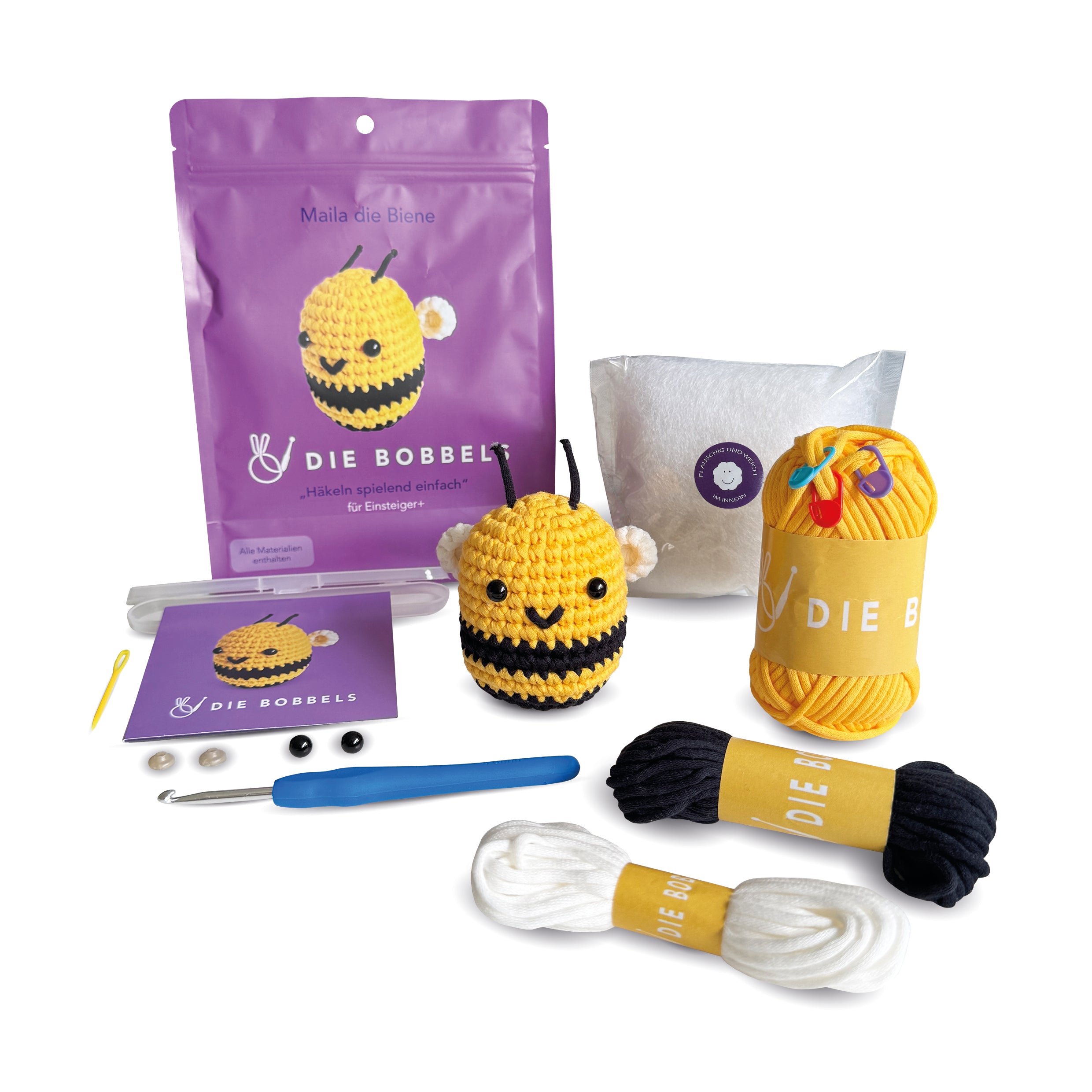 Häkelset Biene - Maila die Biene häkeln