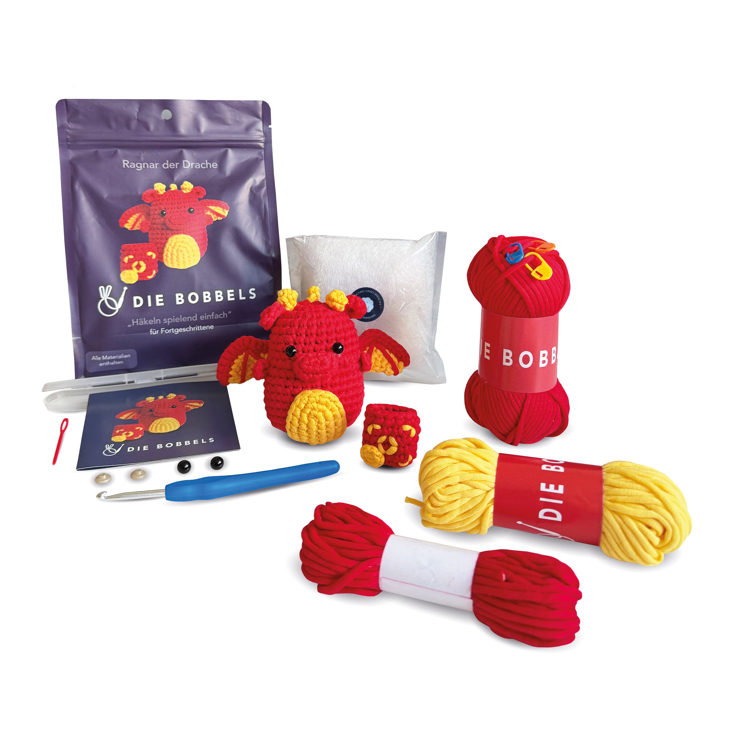 Häkelset Drache - Ragnar der Drache häkeln