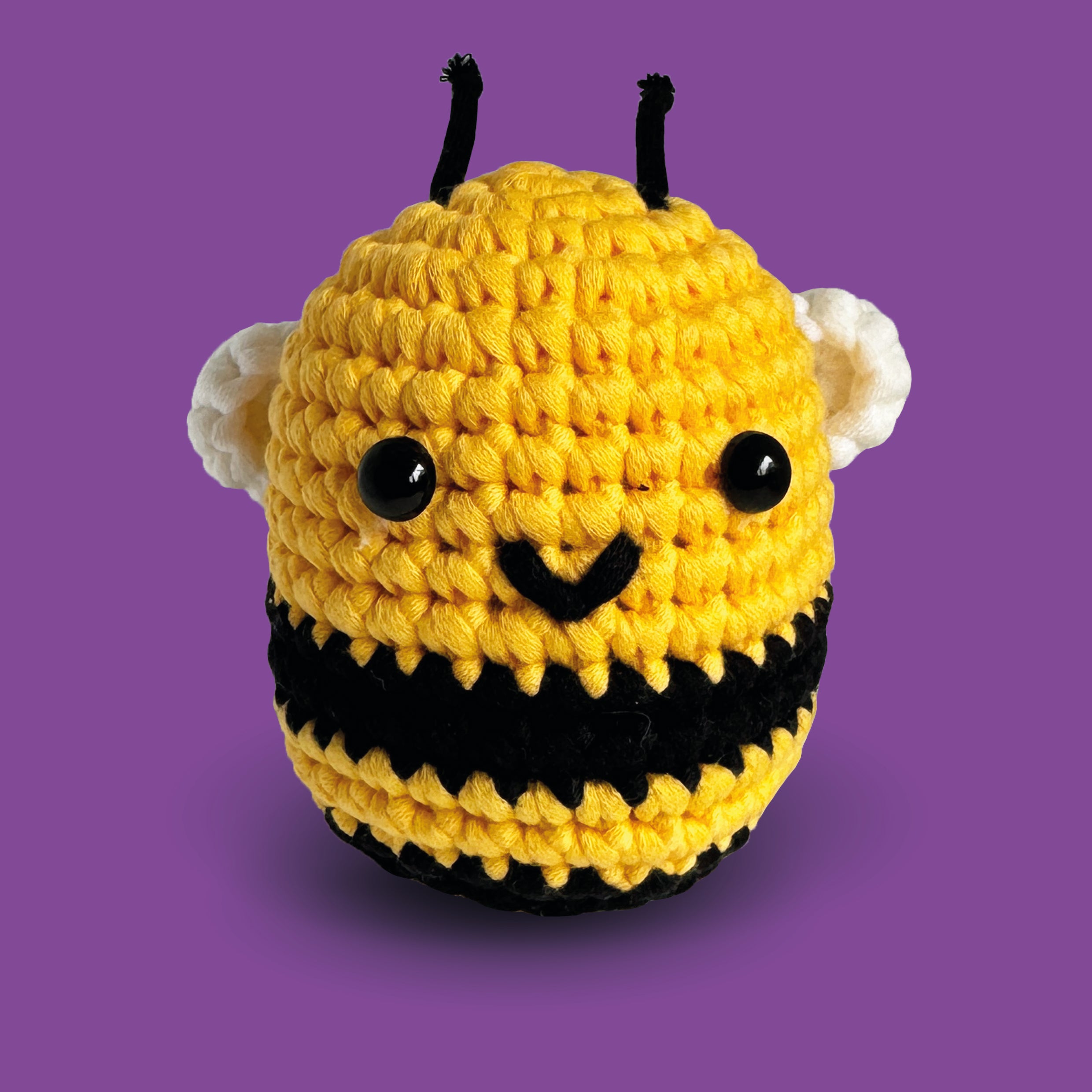 Biene häkeln - Maila die Amigurumi Biene - Front