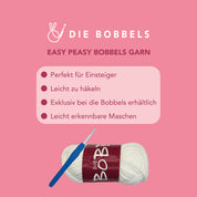 Einhorn häkeln - Lady Aurelia das Amigurumi Einhorn - Easy Peasy Bobbels Garn