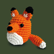 Fuchs häkeln - Freddy der Amigurumi Fuchs - Side