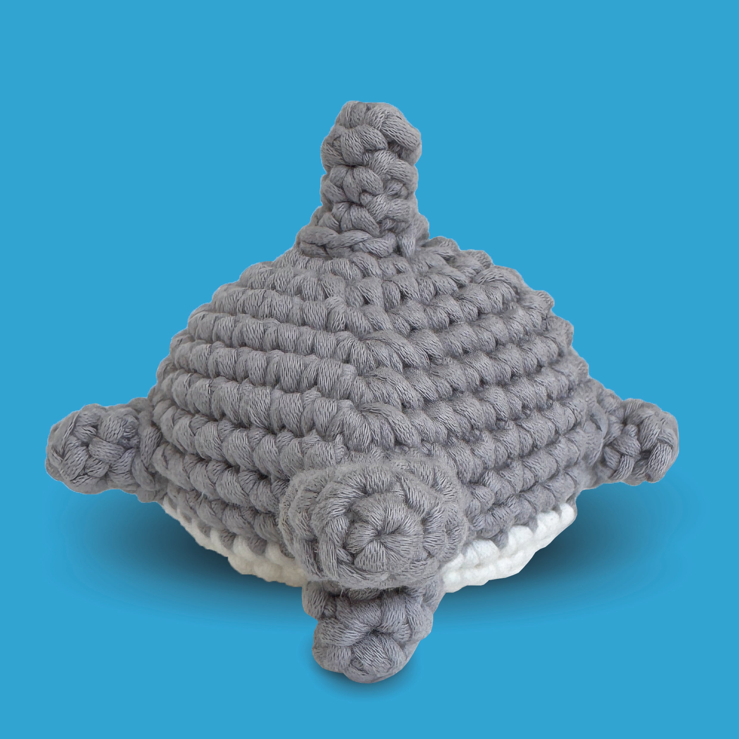 Hai häkeln - Spike der Amigurumi Hai - Back