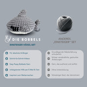 Hai häkeln - Spike der Amigurumi Hai - Vergleich