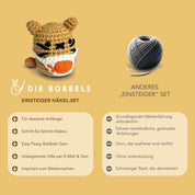 Katze häkeln - Mia die Amigurumi Katze - Vergleich