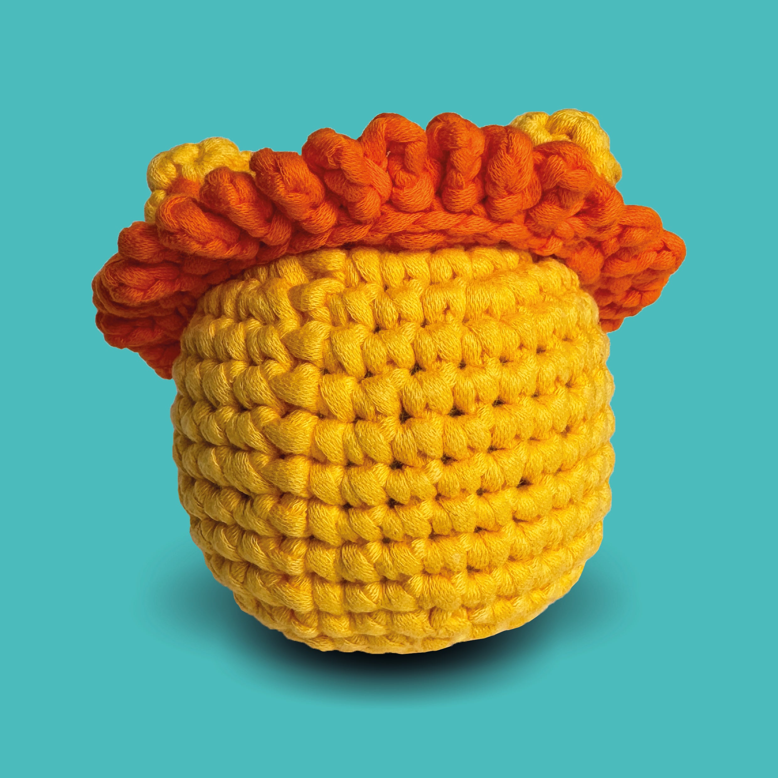 Löwe häkeln - Leo der Amigurumi Löwe - Back