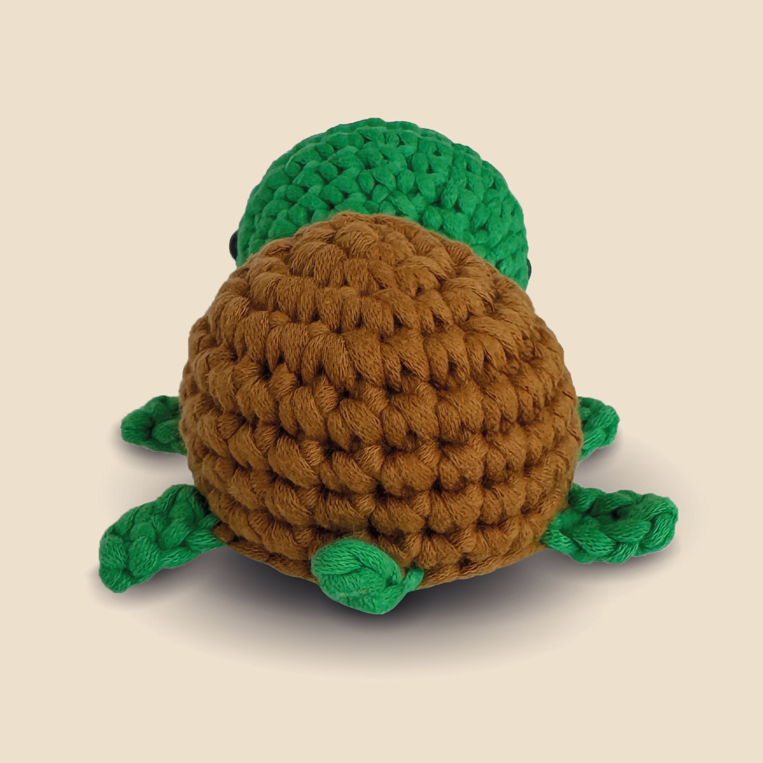 Schildkröte häkeln - Milo die Amigurumi Schildkröte - Back