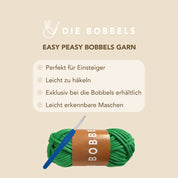 Schildkröte häkeln - Milo die Amigurumi Schildkröte - Easy Peasy Bobbels Garn