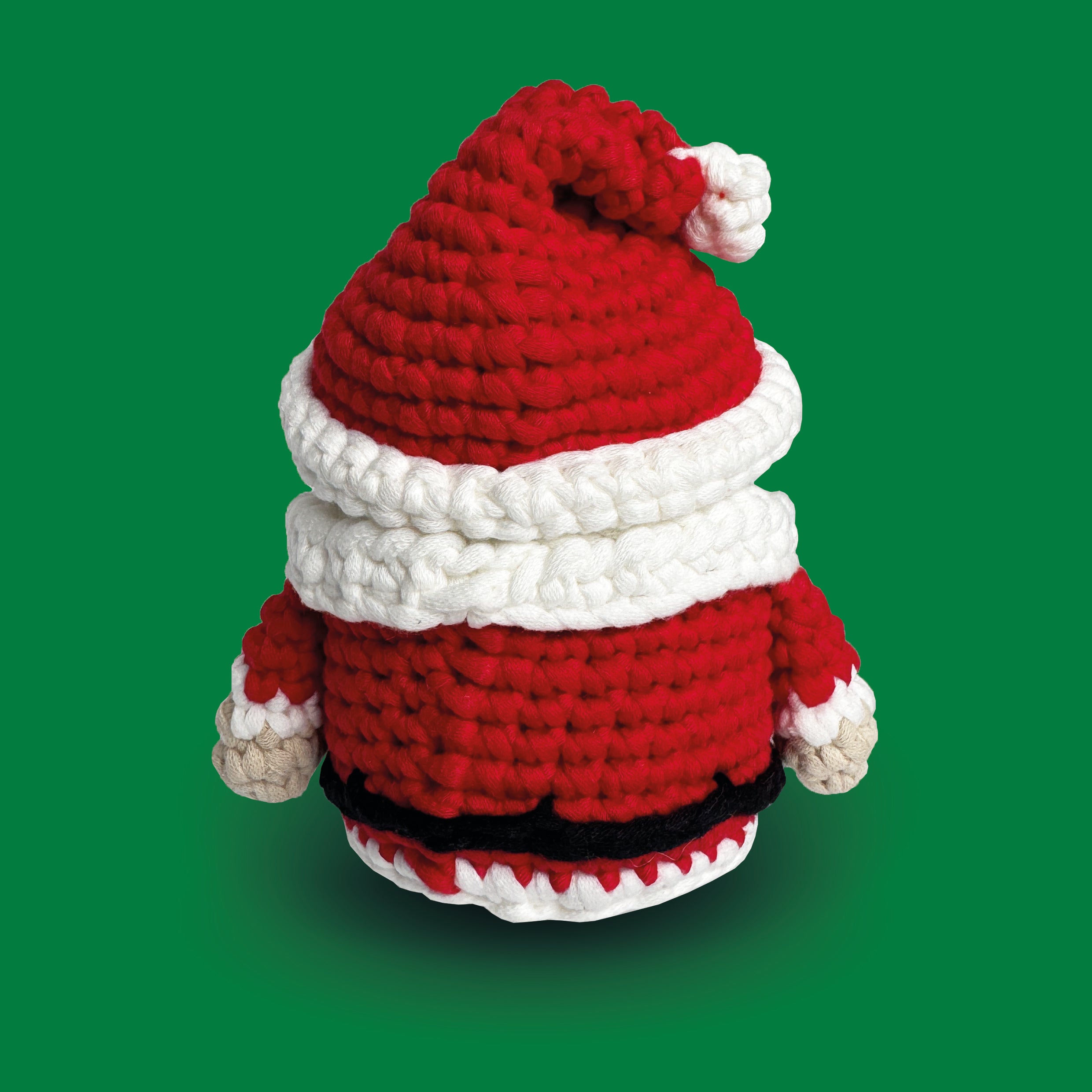 Weihnachtsmann häkeln - Santa der Amigurumi Weihnachtsmann - Back