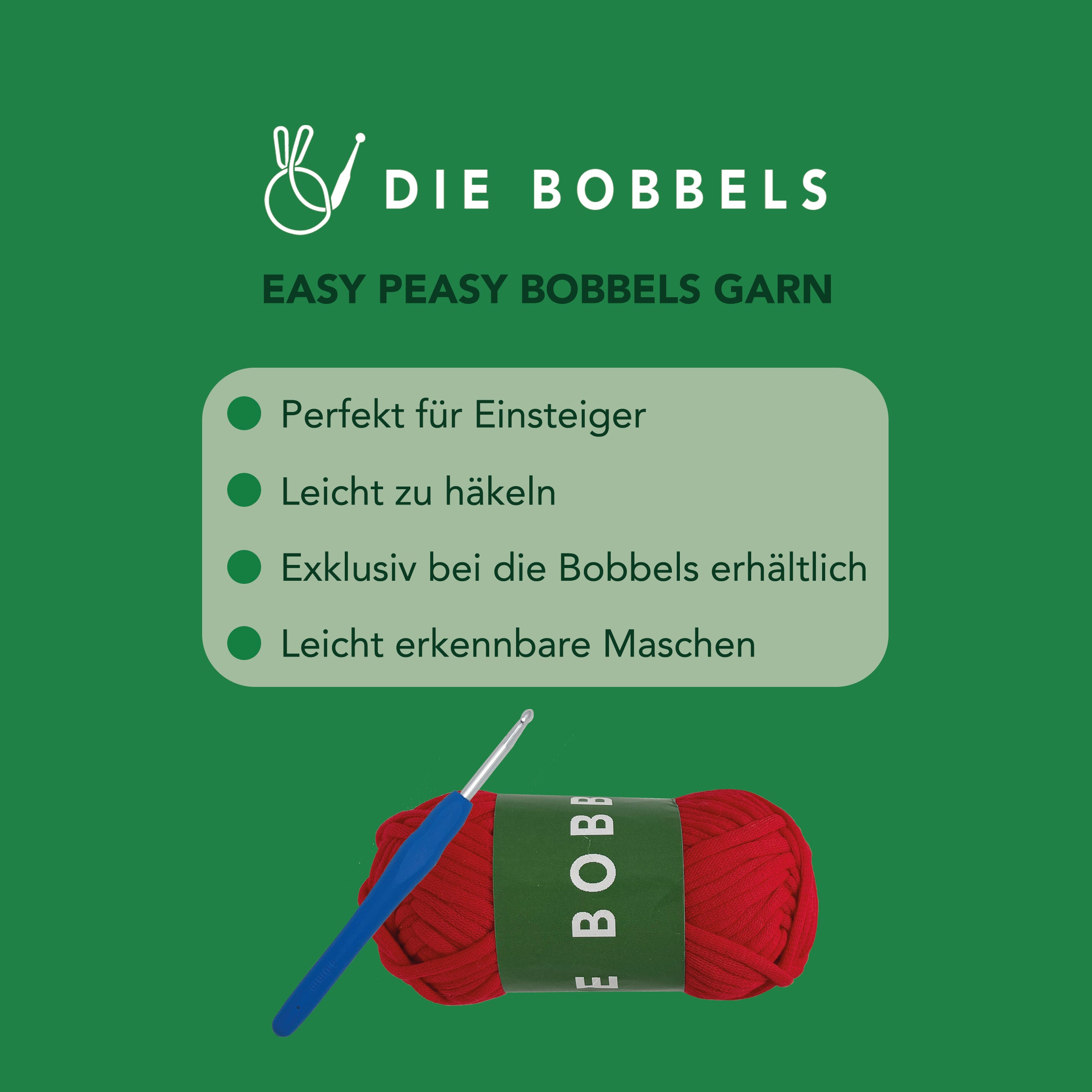 Weihnachtsmann häkeln - Santa der Amigurumi Weihnachtsmann - Easy Peasy Bobbels Garn