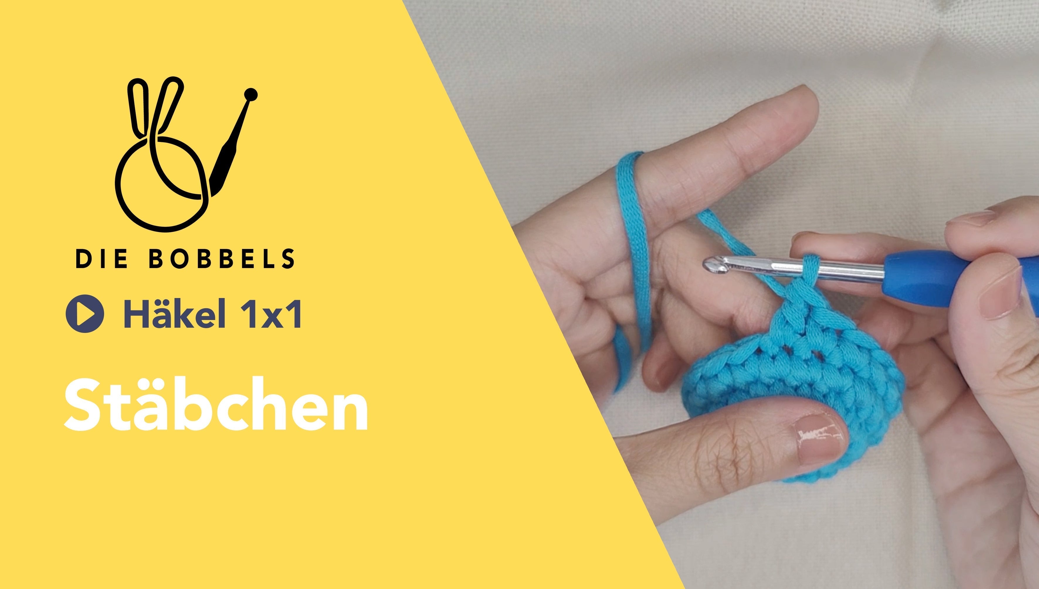 Stäbchen häkeln lernen