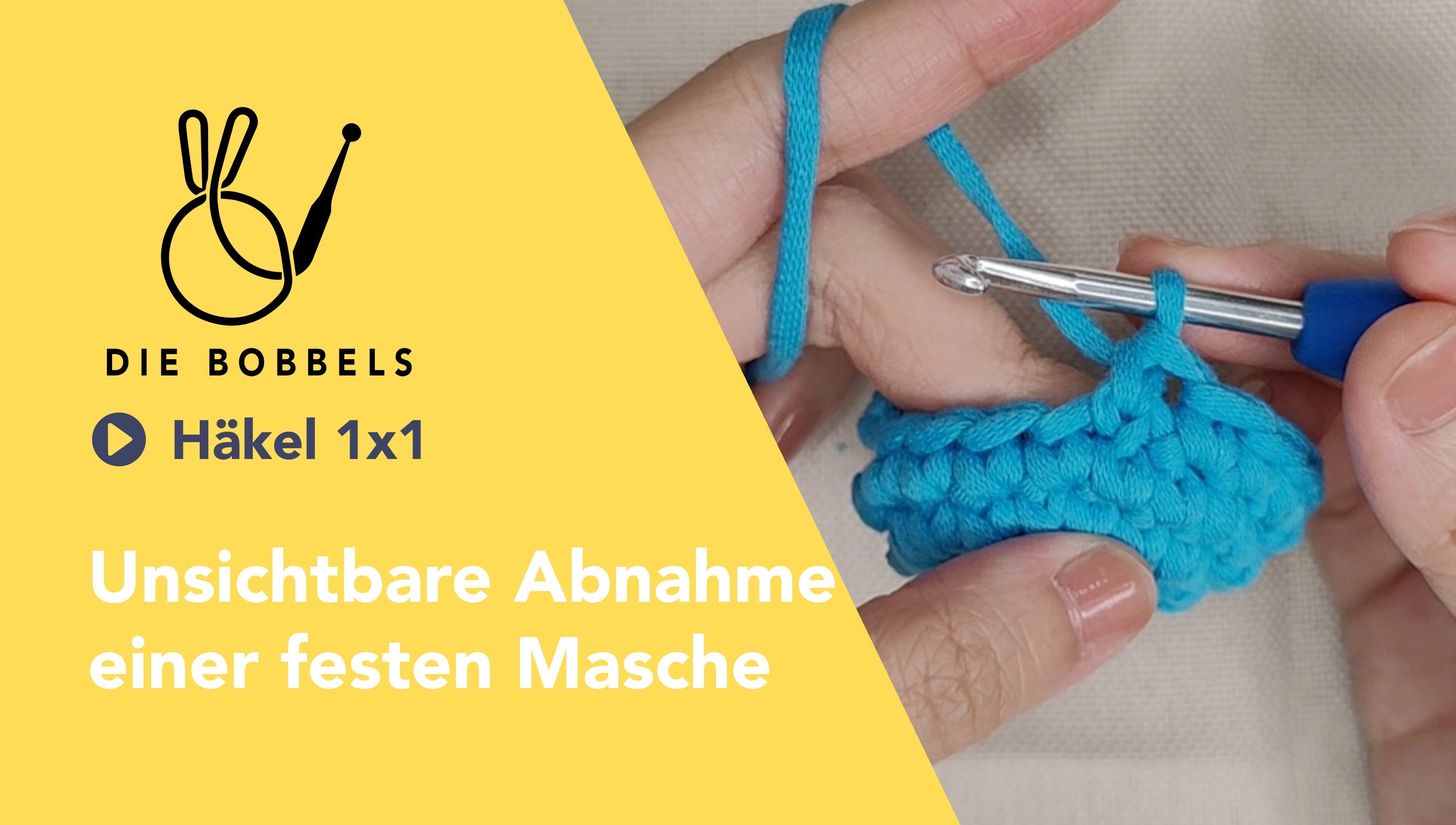 Unsichtbare Abnahme bei festen Maschen
