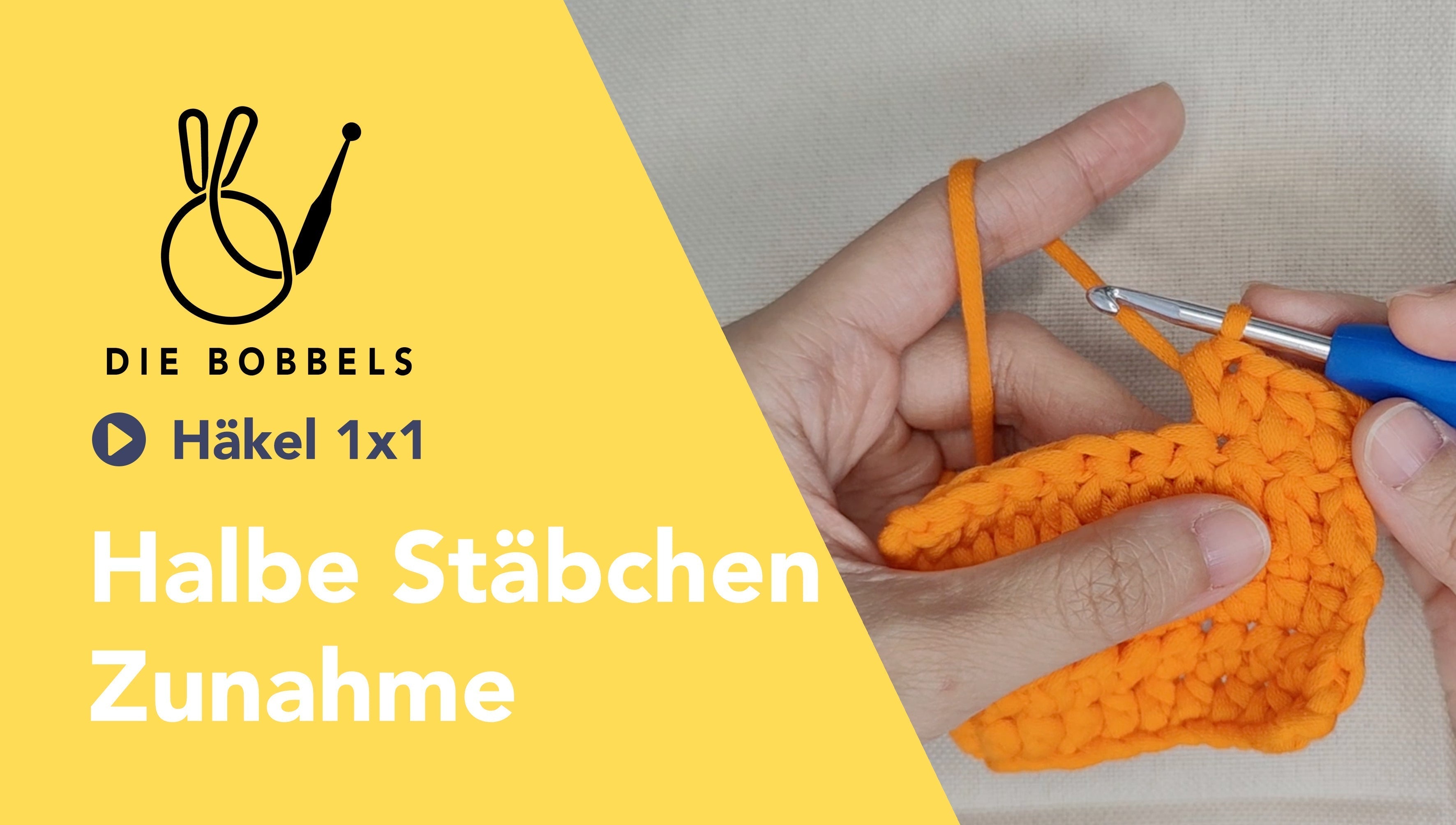 Halbe Stäbchen-Zunahme