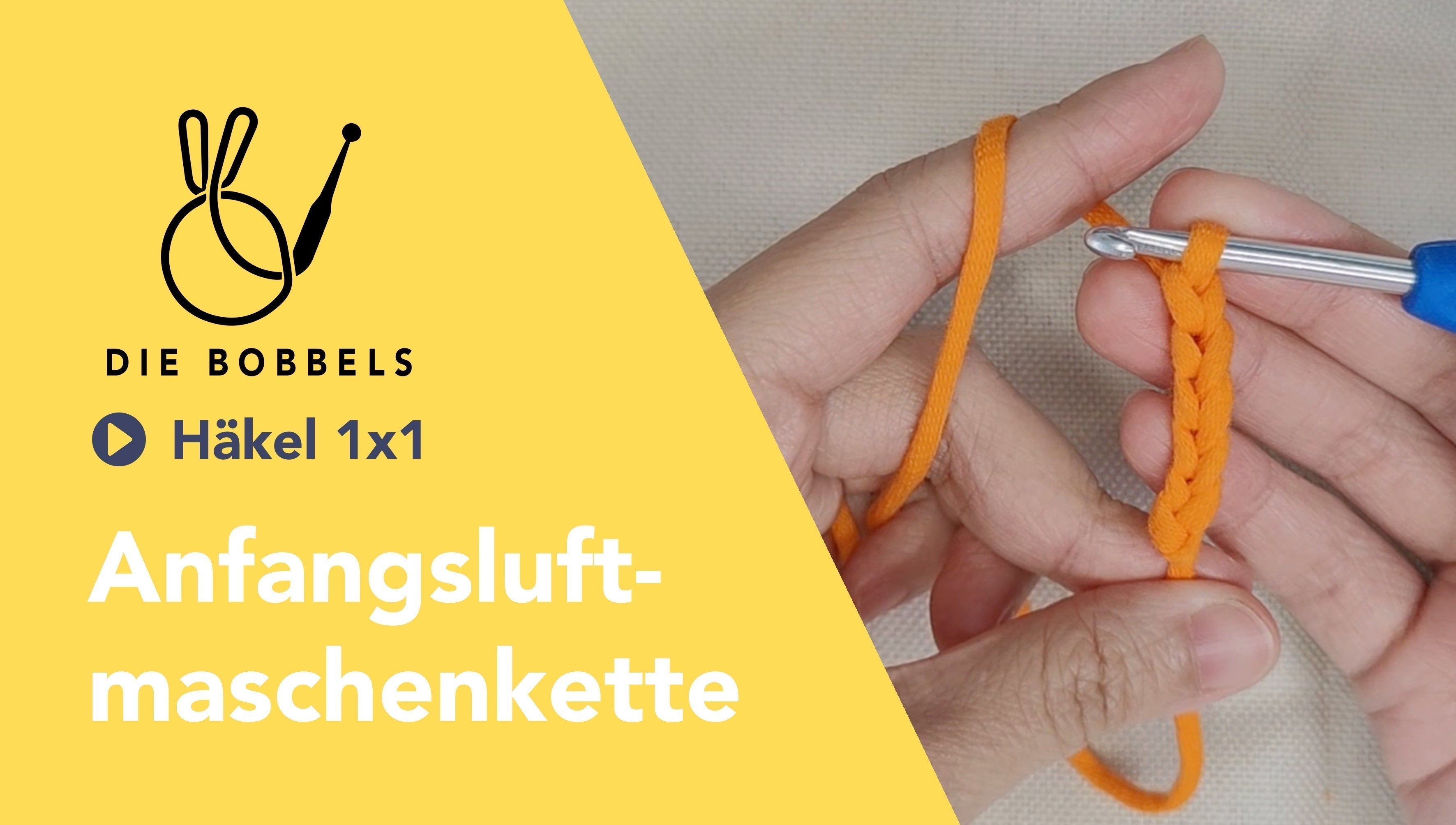 Anfangsluftmaschenkette häkeln