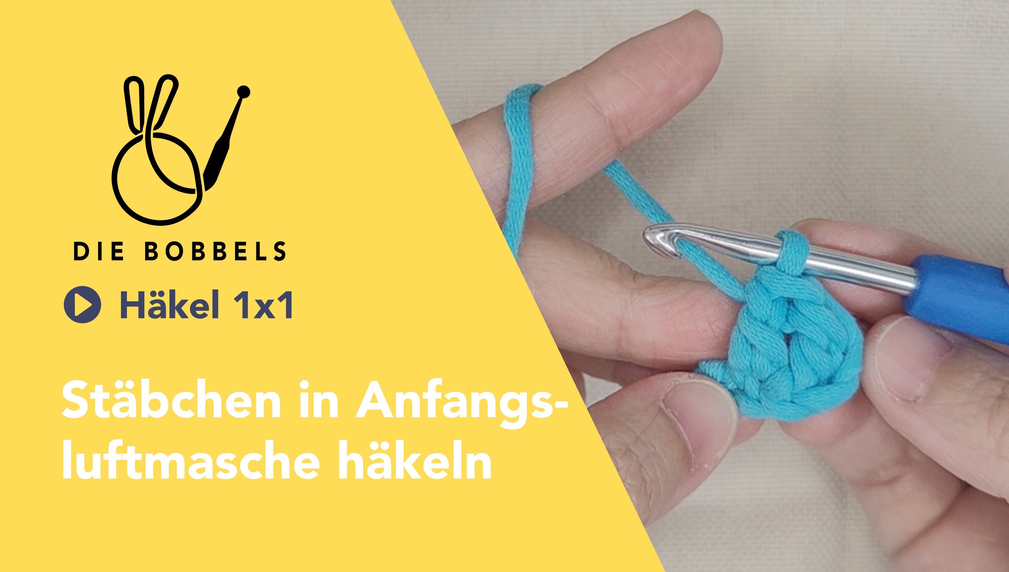 Stäbchen in Anfangsluftmasche häkeln
