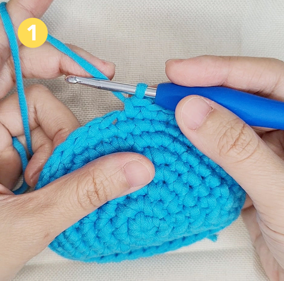 Häkelnadel richtig halten