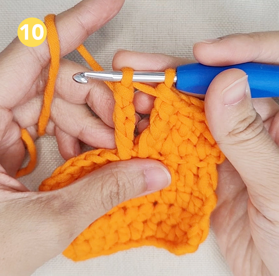 Zwei Schlaufen sichtbar