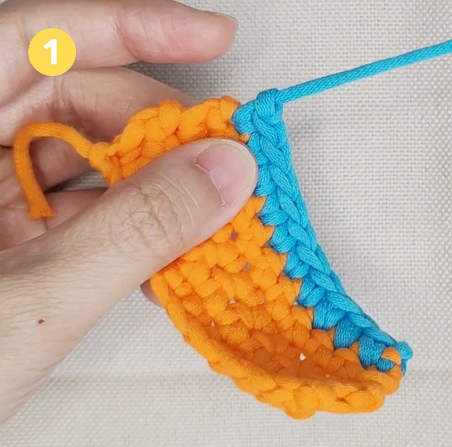 Genügend Garnlänge einplanen – Basis fürs Garn vernähen