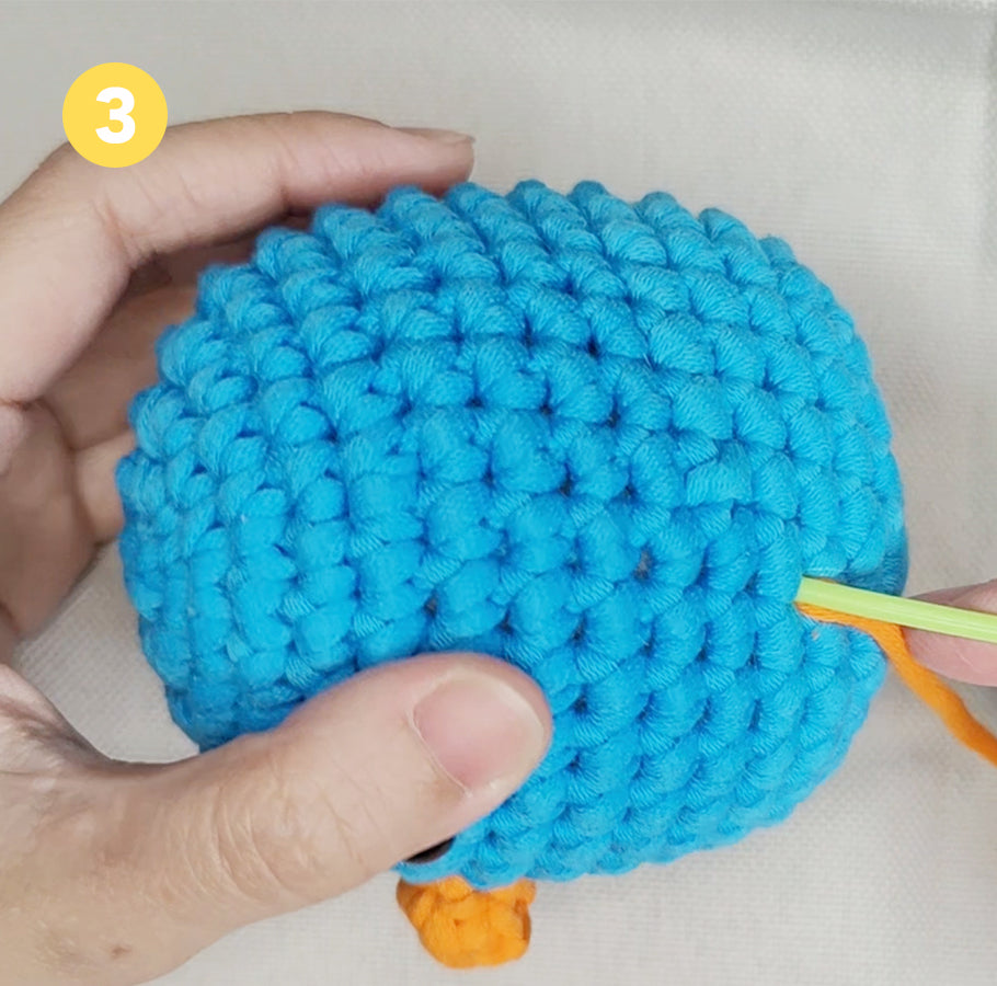 Zusätzliche Sicherung für längere Garnenden