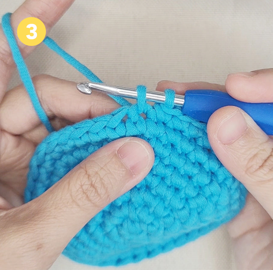 Zwei Schlaufen sichtbar