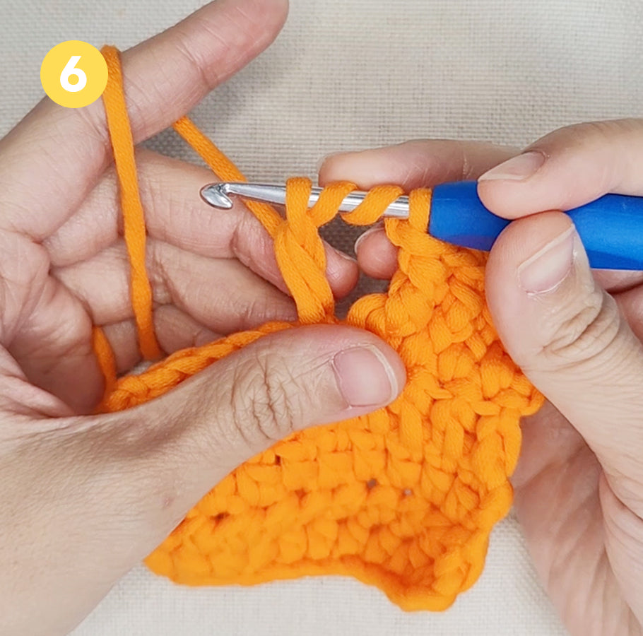 Vier Schlaufen sichtbar