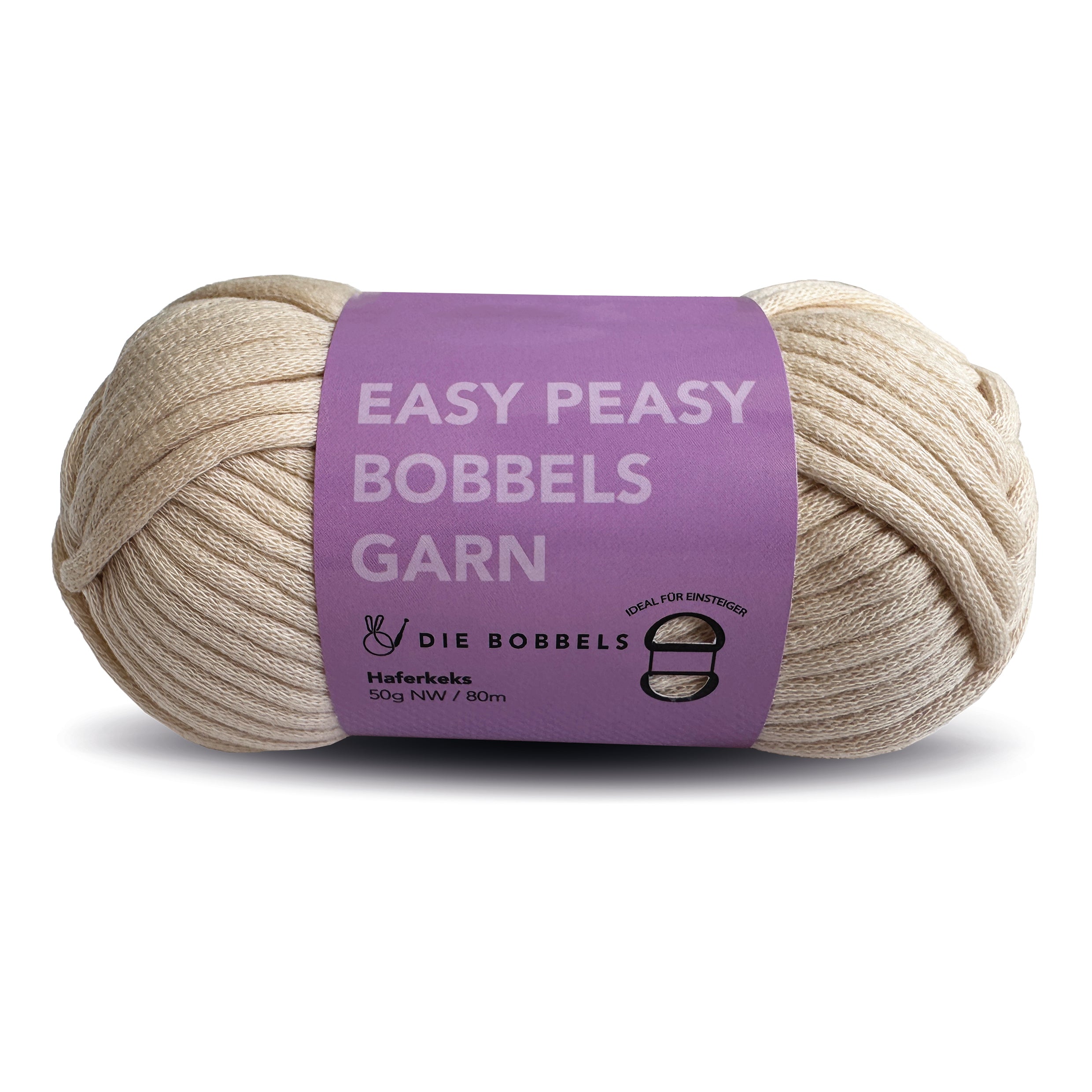 HafeHäkelgarn - Easy Peasy Bobbels Garn | Wolle Online Kaufen - Haferkeksrkeks