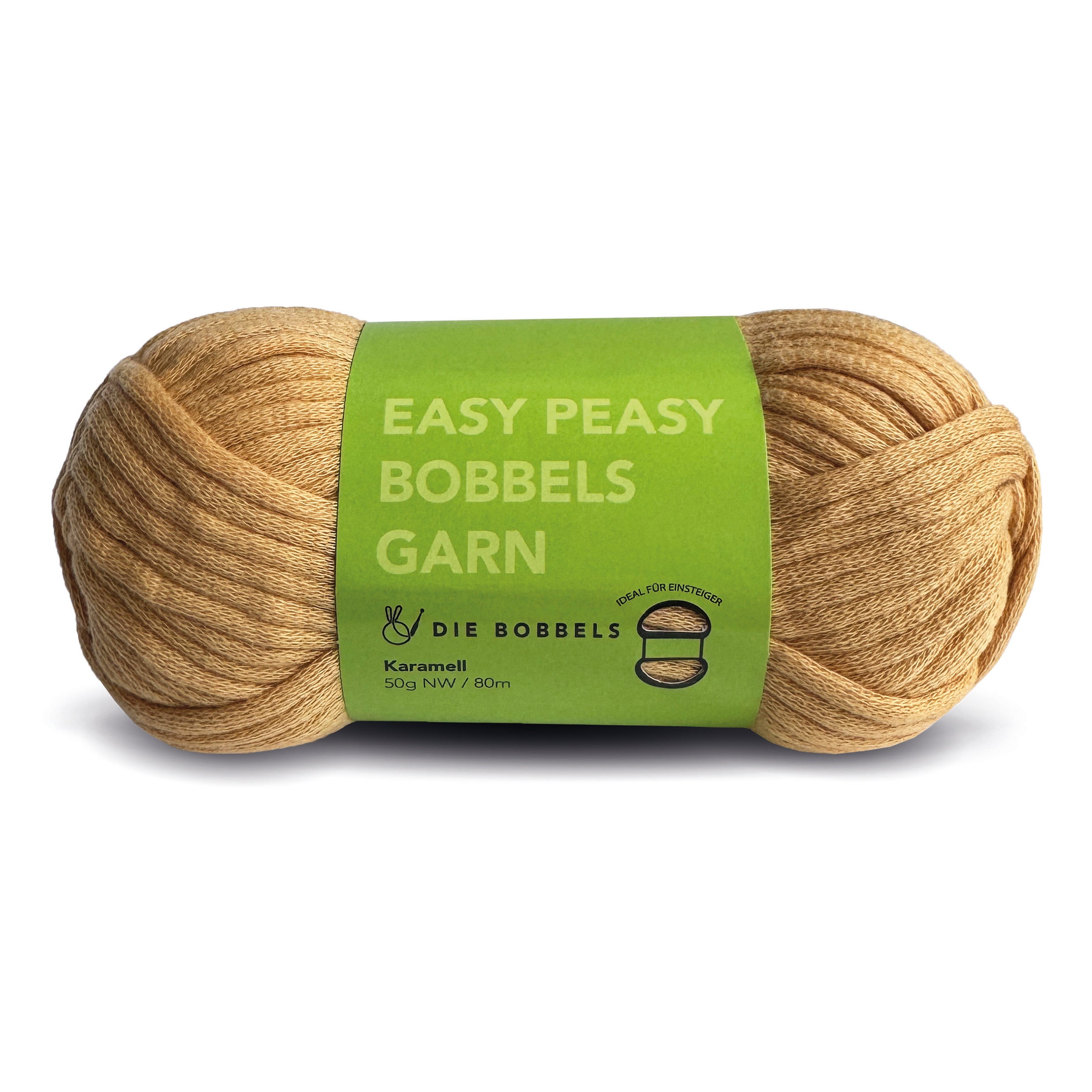 Häkelgarn - Easy Peasy Bobbels Garn | Wolle Online Kaufen - Karamell