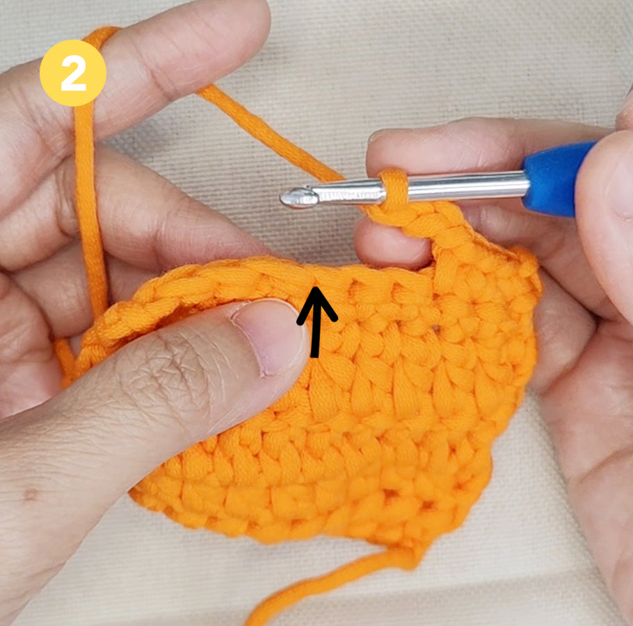 Maschen überspringen