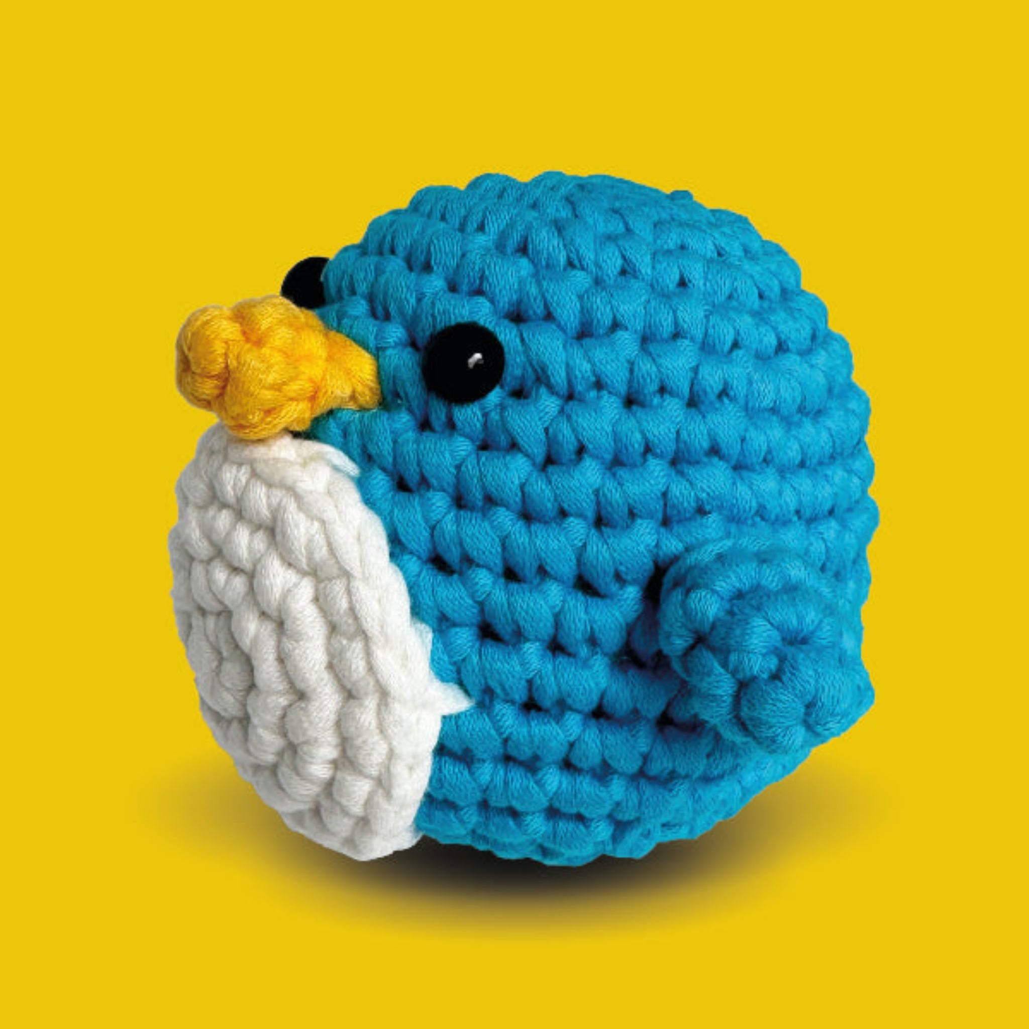 Pinguin häkeln - Louis der Amigurumi Pinguin - Side