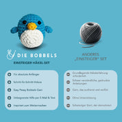 Pinguin häkeln - Louis der Amigurumi Pinguin - Vergleich